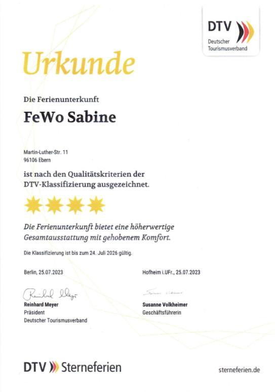 Fewo Sabine Ebern Экстерьер фото